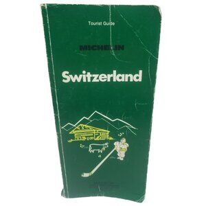 Michelin Switzerland Tourist Guide Book 1973 Edition